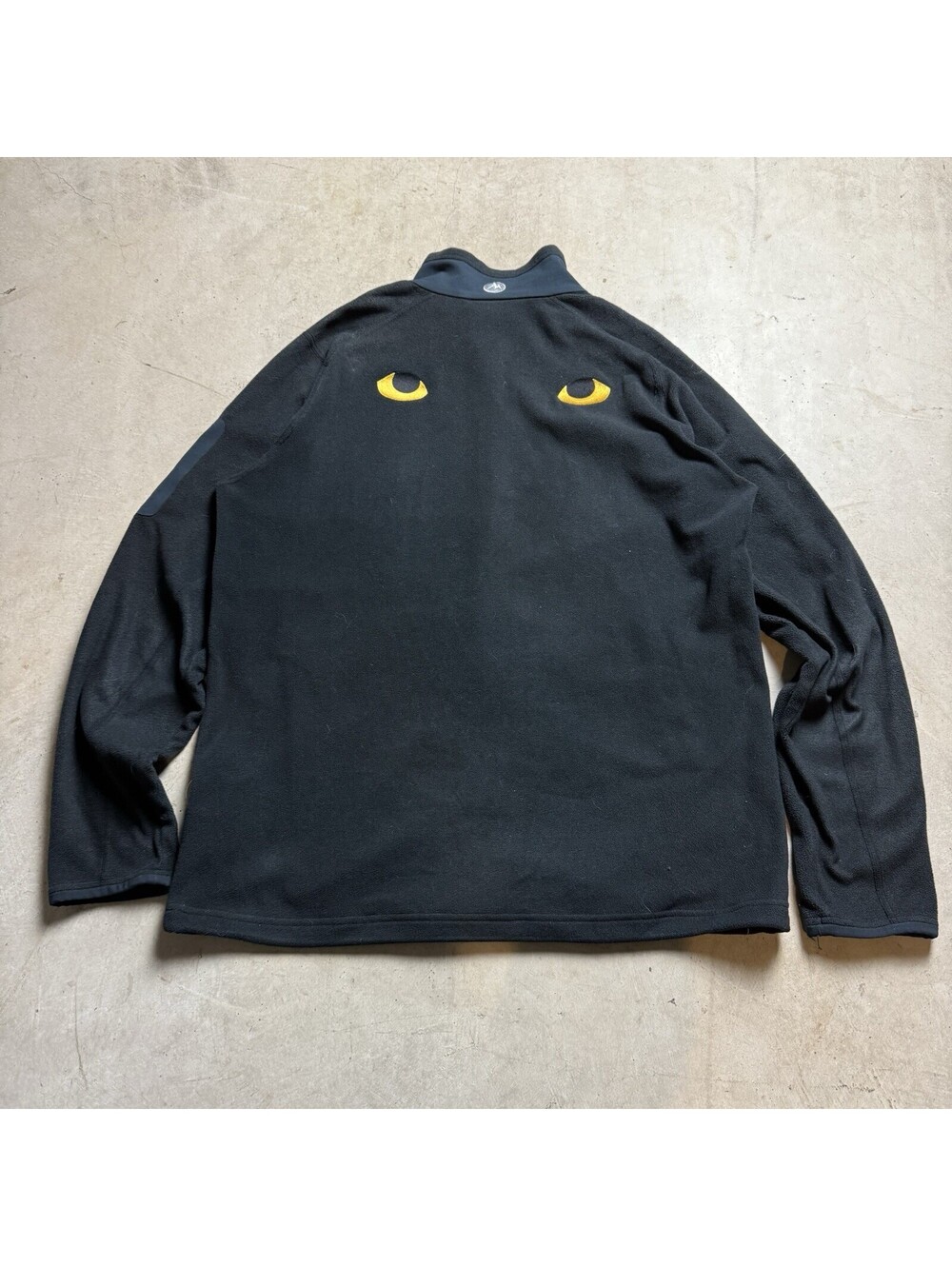 Marmot Reactor Fleece Jacket Men's Size Large Black Embroidered